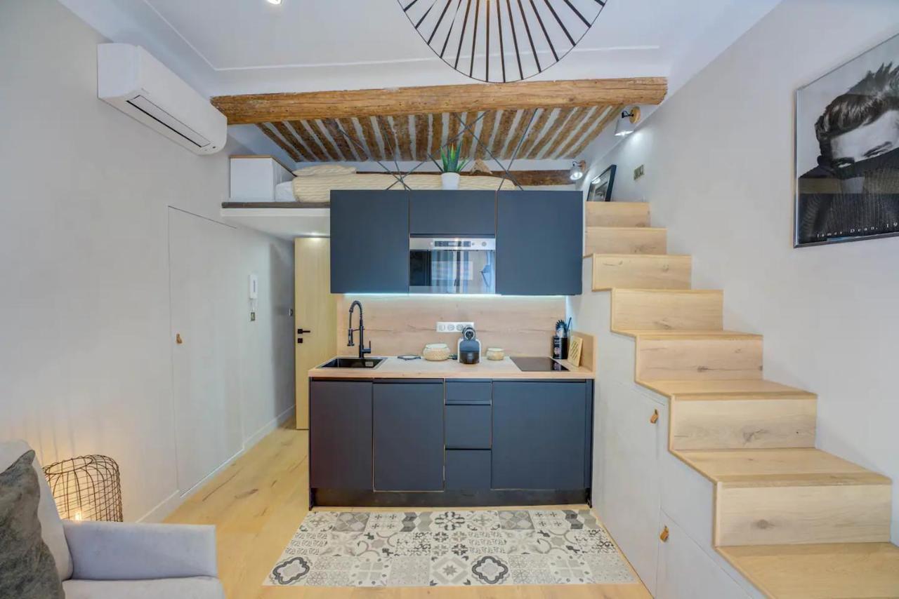 Duplex Studio Apt Mezzanine Near Shops & Cafes Antibes Exterior foto