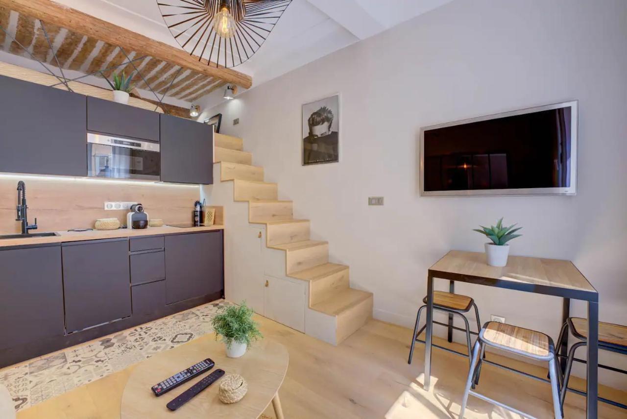 Duplex Studio Apt Mezzanine Near Shops & Cafes Antibes Exterior foto